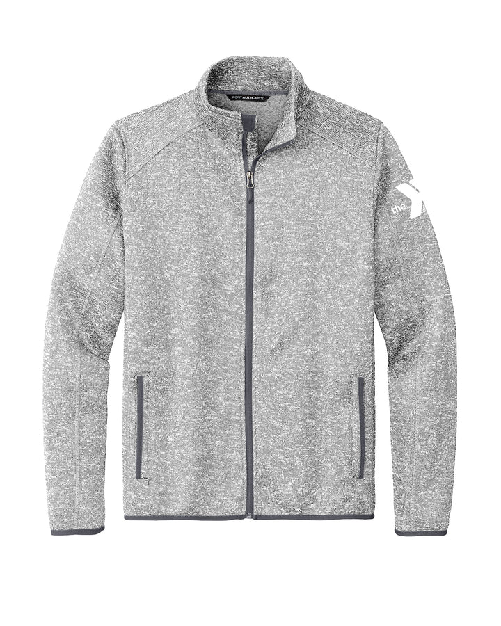 Sleeve Embroidered Sweater Jacket