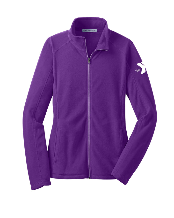 Ladies' Sleeve Embroidered Full Zip Fleece Jacket