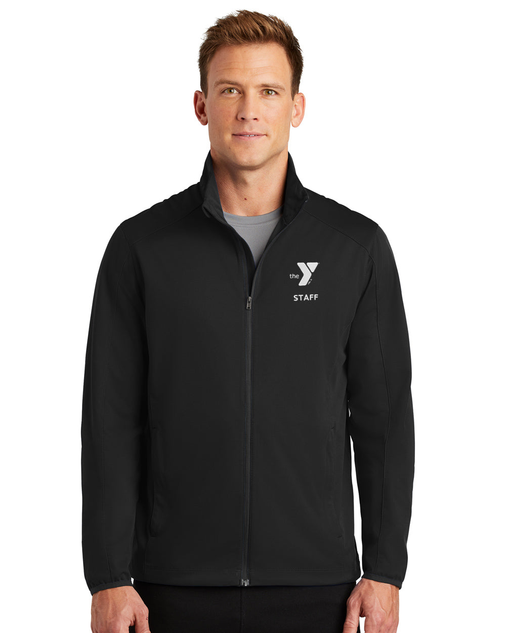 Staff Embroidered Active Soft Shell Jacket