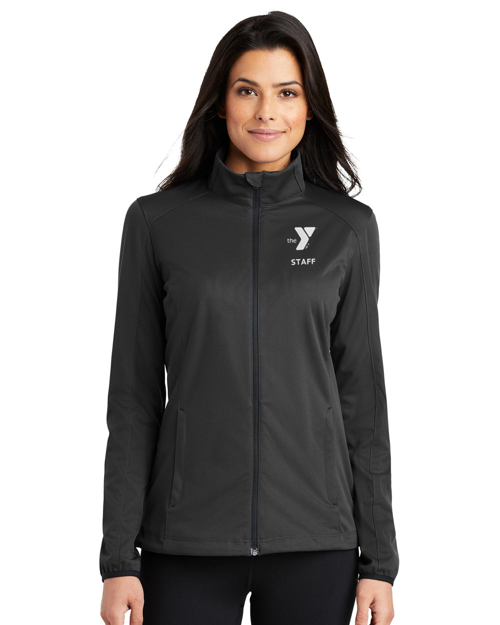 Ladies' Staff Embroidered Active Soft Shell Jacket
