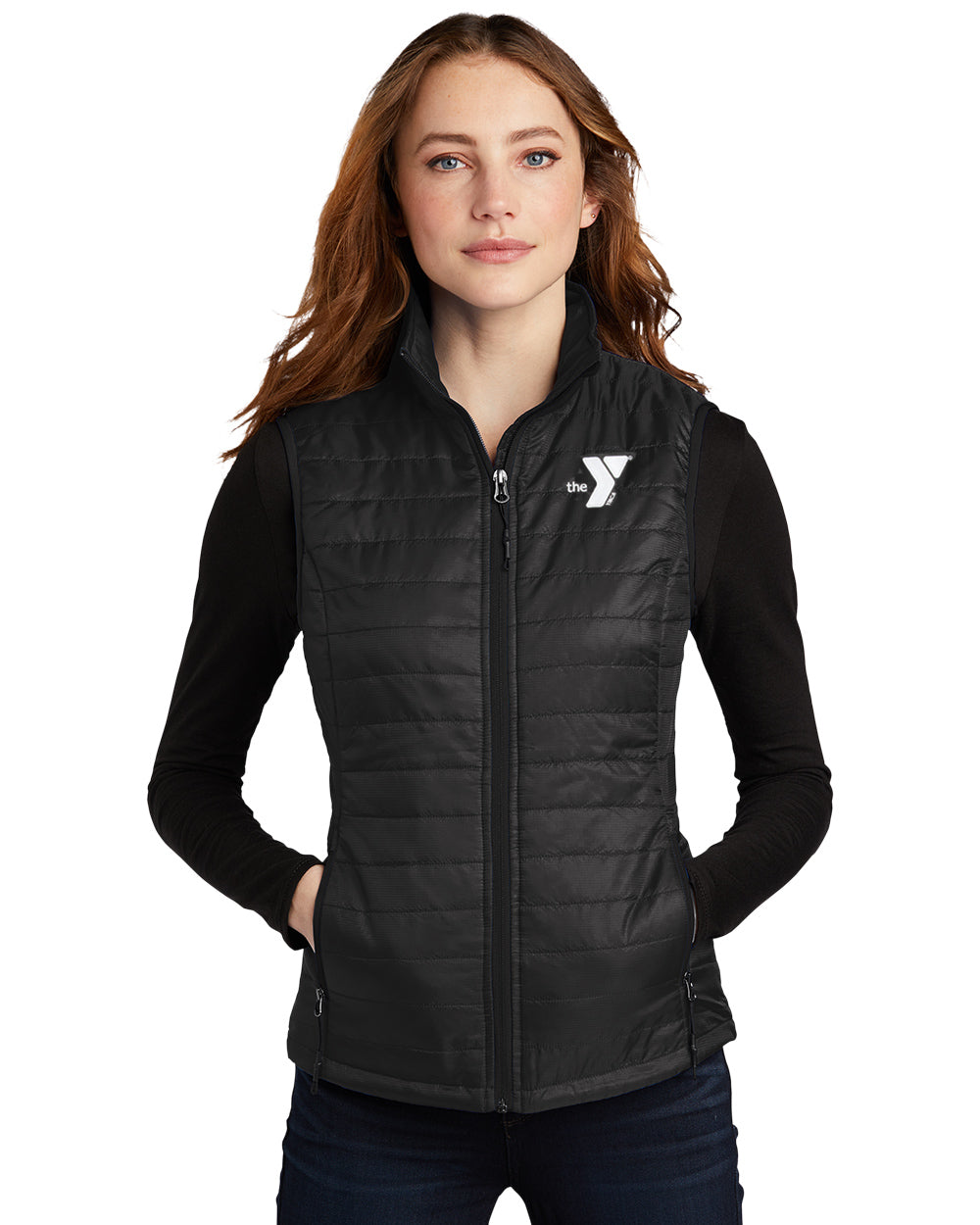Ladies' Embroidered Puffer Vest