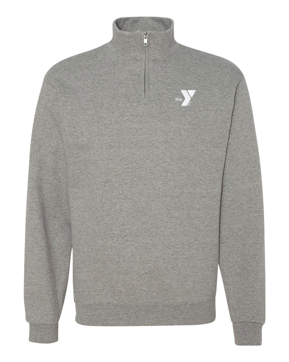Embroidered 1/4 Zip Sweatshirt