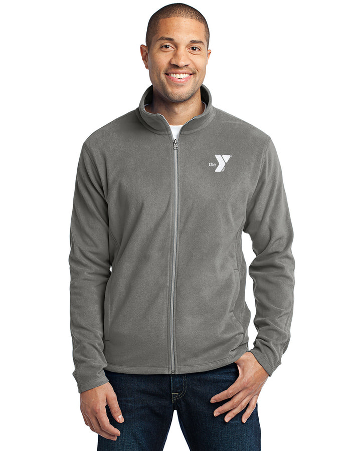 Embroidered Full Zip Fleece Jacket
