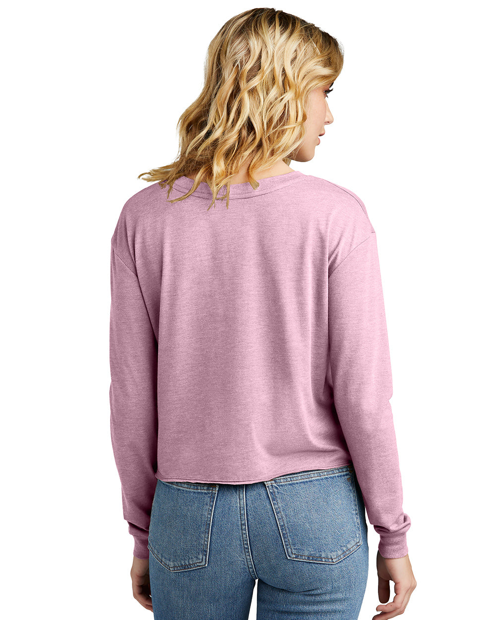 Ladies' Perfect Triblend Cropped Long Sleeve T-Shirt