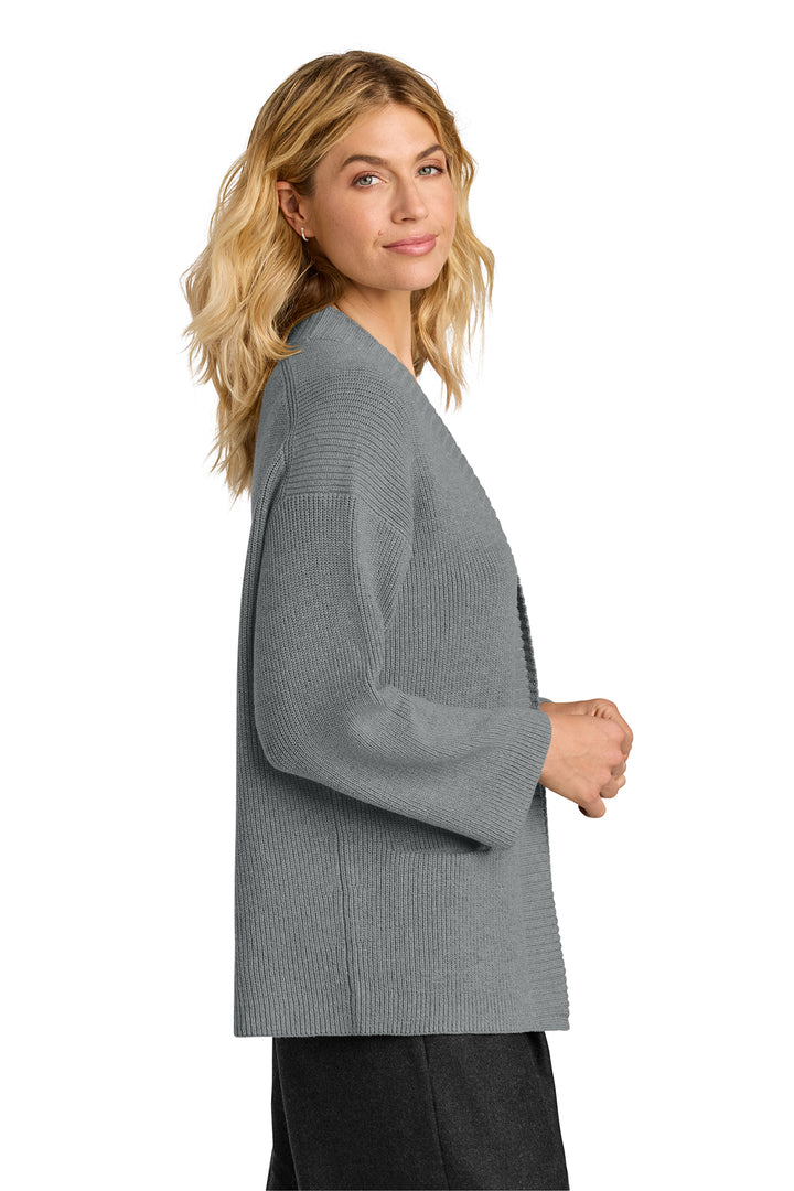 Ladies' Embroidered Open Cardigan