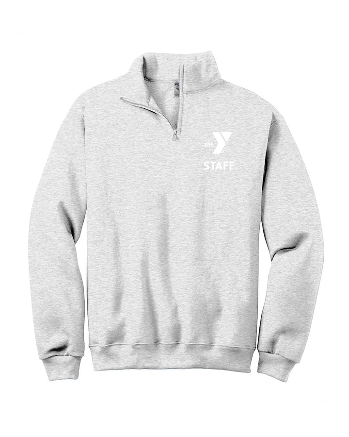 Staff Embroidered 1/4 Zip Sweatshirt