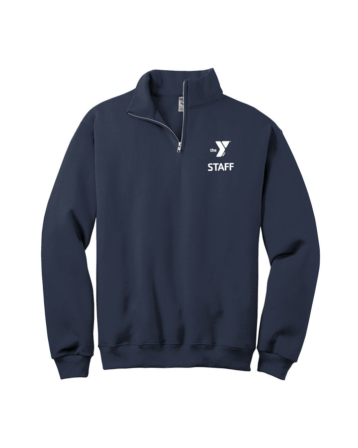 Staff Embroidered 1/4 Zip Sweatshirt