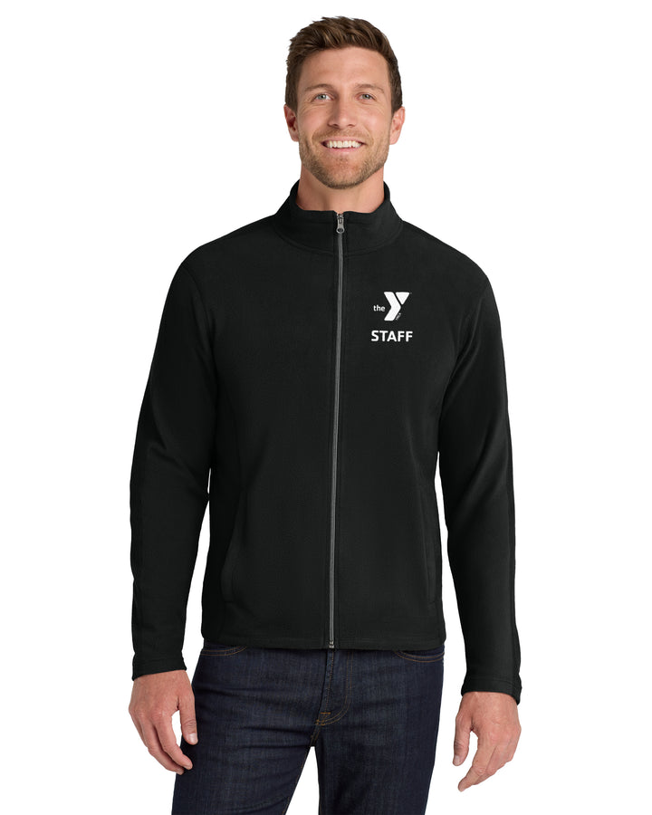 Staff Embroidered Lightweight Microfleece Jacket