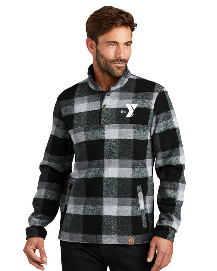 Fan Series #32 - Plaid Snap Pullover