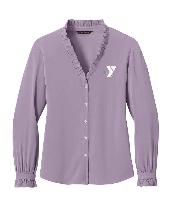 Fan Series 58 - Ladies' Brooks Brothers® Ruffle Collar Blouse