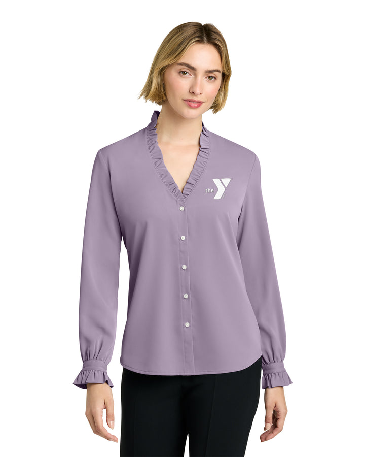 Fan Series 58 - Ladies' Brooks Brothers® Ruffle Collar Blouse