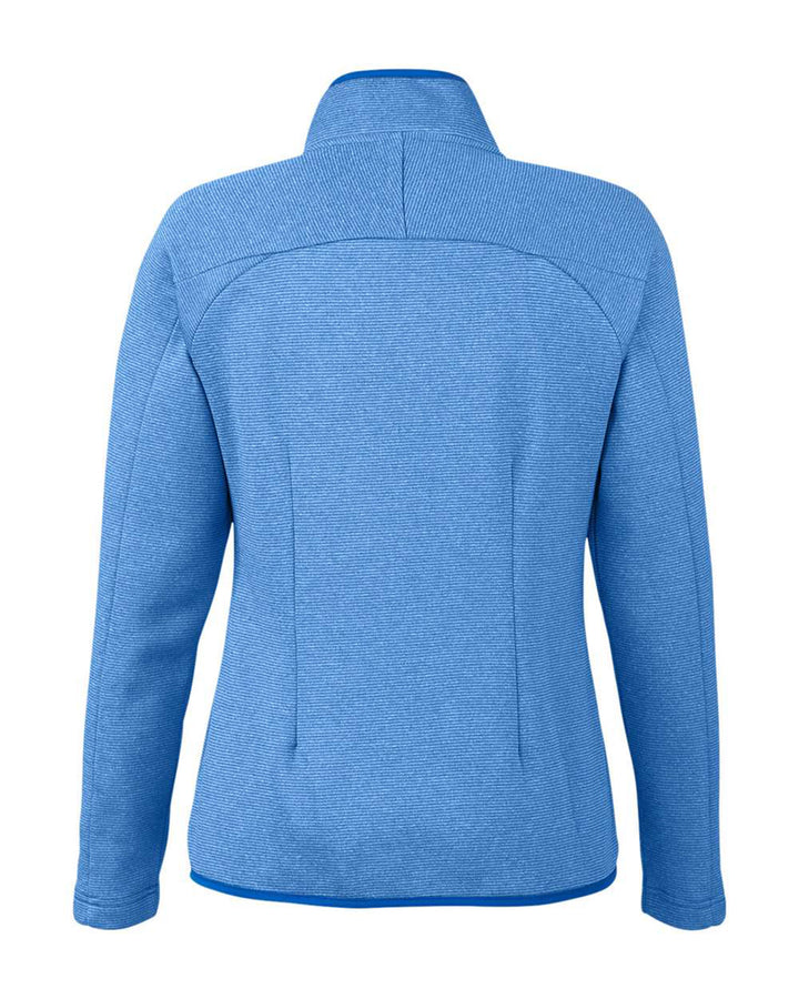 Ladies' Heathered Stripe Full Zip