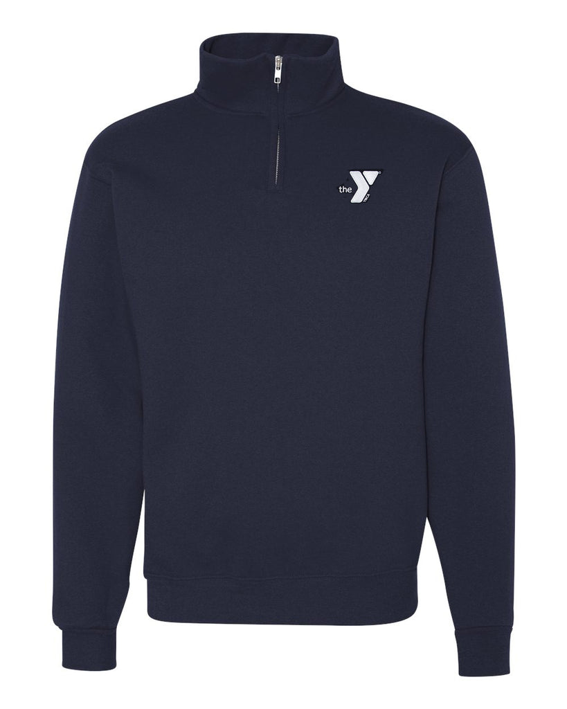 【WOOHWA】NILL SWEAT TR PT K300_Quarter_Zip_Sweathirt_Nav