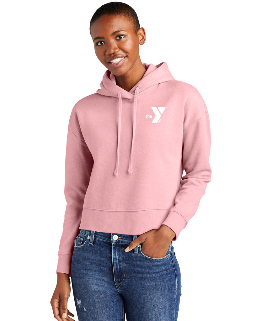 Womens Jordan Fleece cozy girl fleece crop store hoodie L New NWT