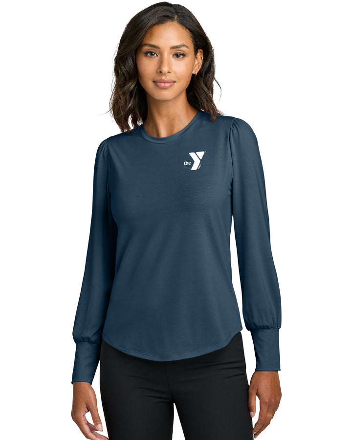 Ladies' Stretch Blouson Top