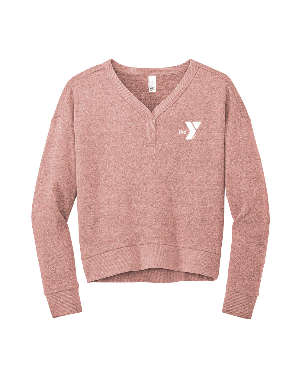 Ladies' Perfect Triblend Fleece V-Neck Sweatshirt