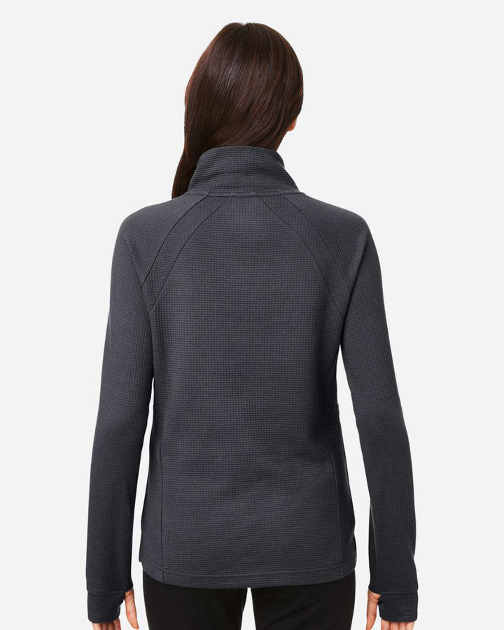 Ladies' Embroidered Waffle Pullover