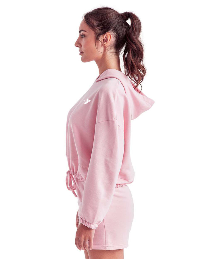 Ladies' Lifestyle Cropped Hooded Sweatshirt
