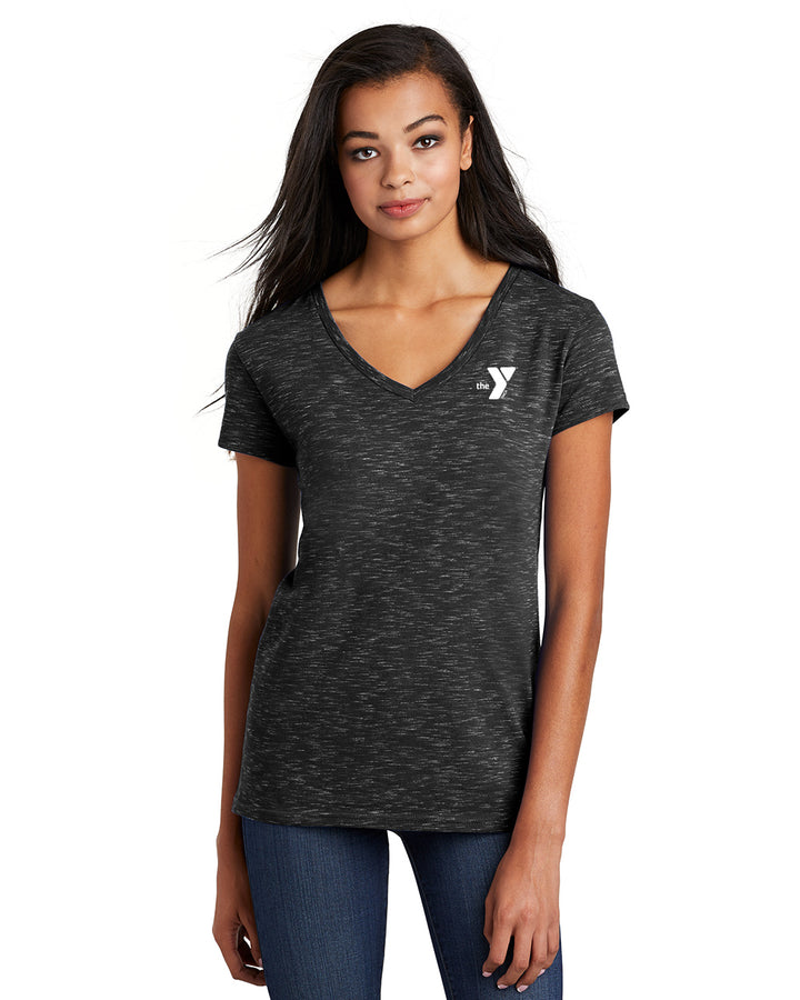 Ladies' Medal Blend V-Neck T-Shirt