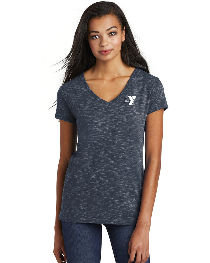 Ladies' Medal Blend V-Neck T-Shirt