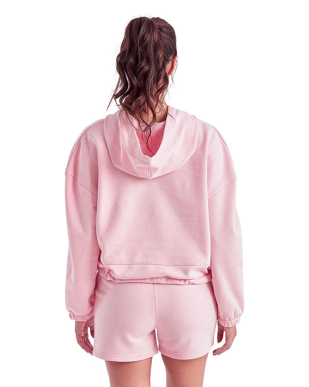 Ladies' Lifestyle Cropped Hooded Sweatshirt