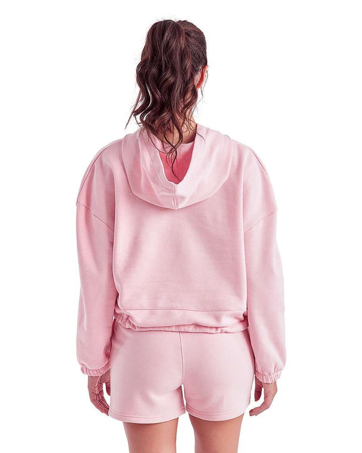 Ladies' Lifestyle Cropped Hooded Sweatshirt