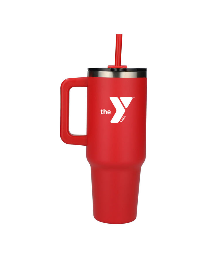 Straw and Handle Tumbler