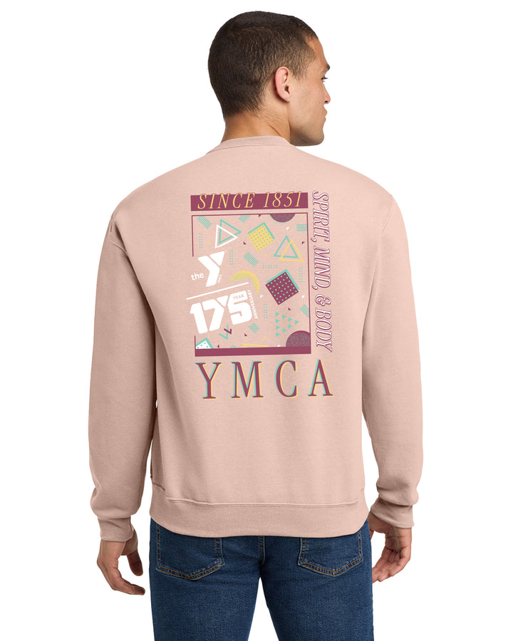 Vintage Geo YMCA Crewneck Sweatshirt