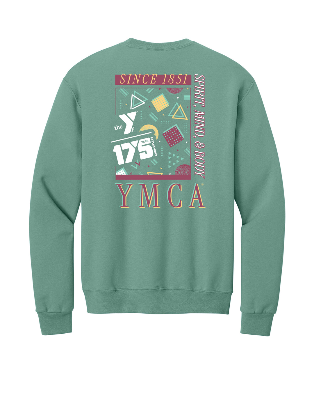 Vintage Geo YMCA Crewneck Sweatshirt