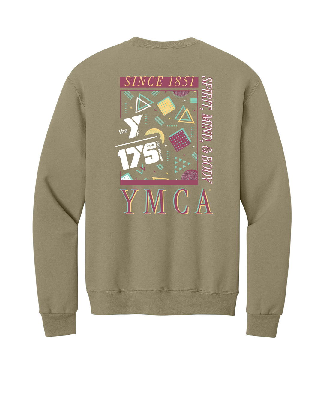Vintage Geo YMCA Crewneck Sweatshirt