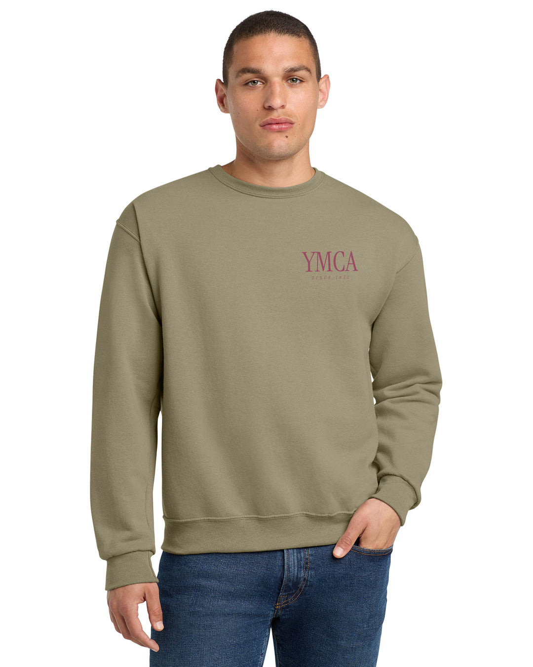 Vintage Geo YMCA Crewneck Sweatshirt
