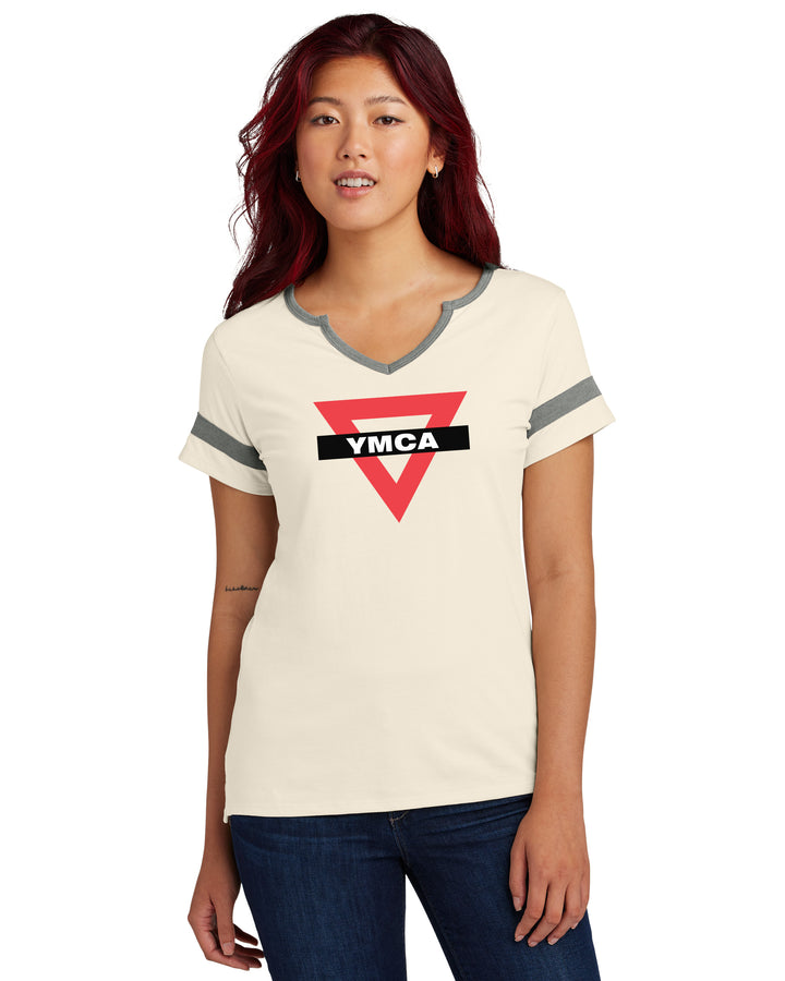 Ladies' Vintage Notch Neck T-Shirt